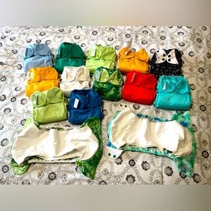 14 ALL IN ONE BUM GENIUS CLOTH DIAPERS